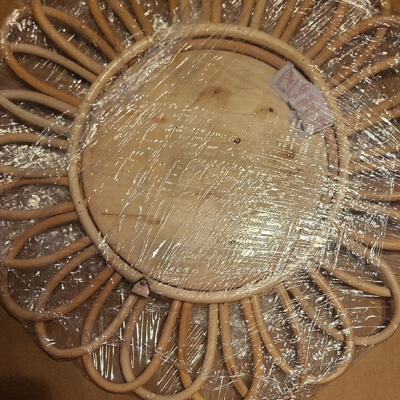 Chic Cream Rattan Wall Mirror - Picture 9 of 9